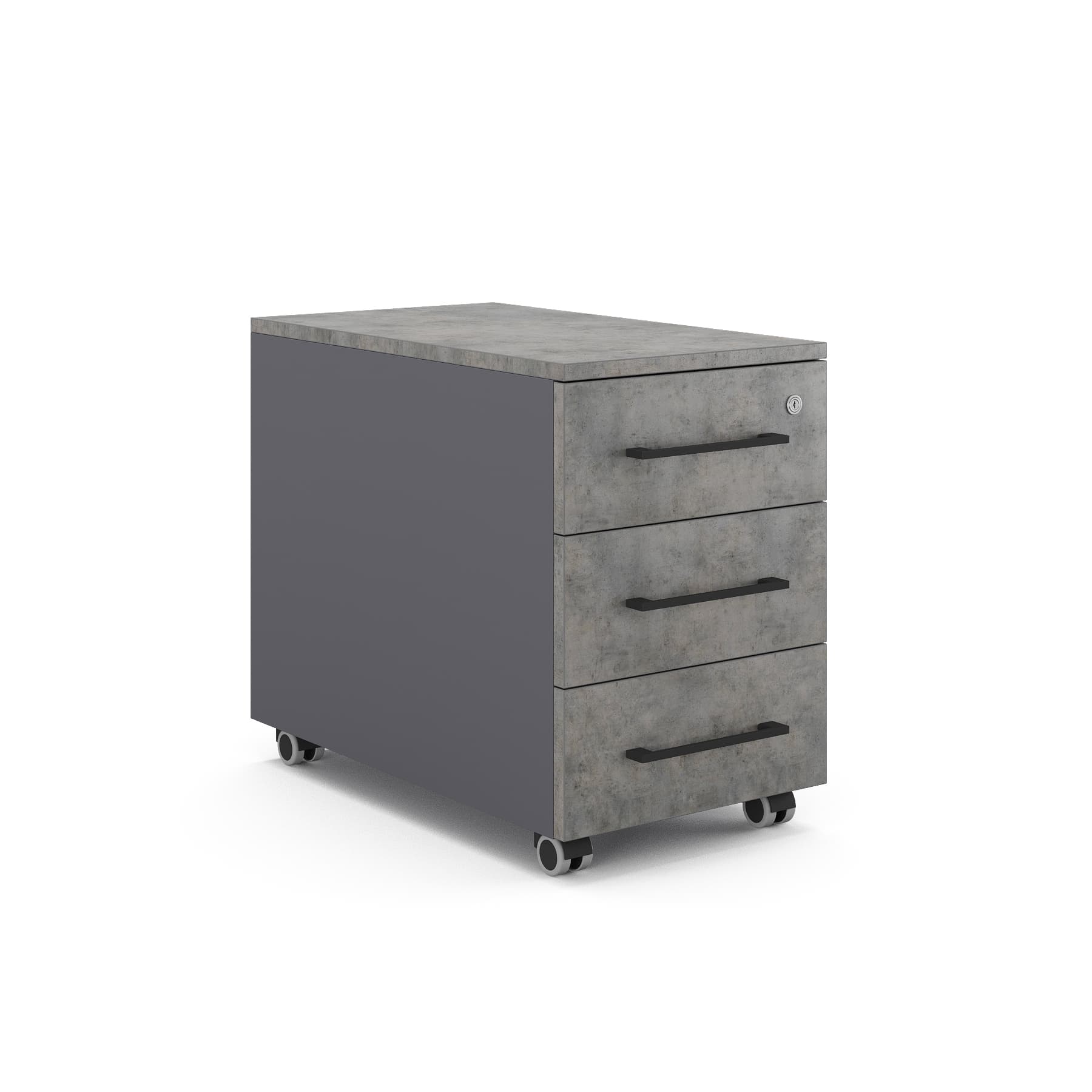 Тумба мобильная Kobor TМ3-40/70 graphite/chicago