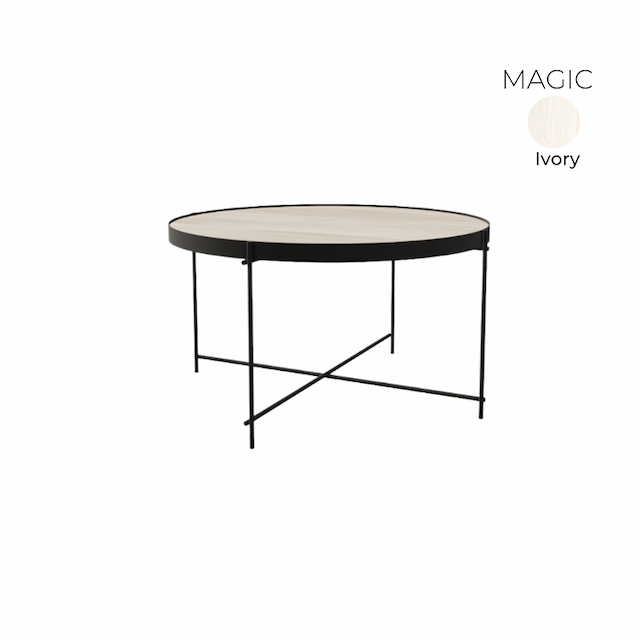 Стол журнальный круглый Алсав 21MAGIC.008 Ivory