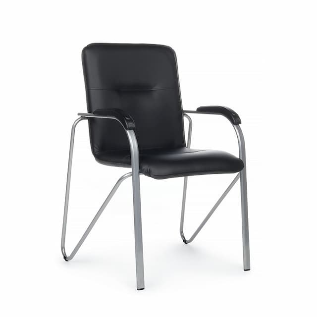 Стул с пластиковыми подлокотниками Riva Chair Самба (SMB-03) черный