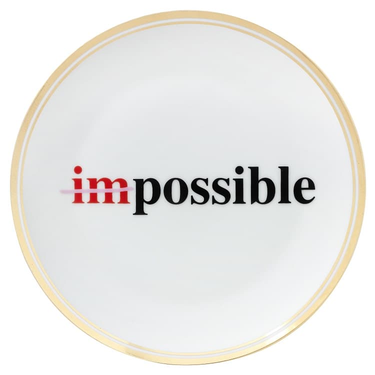 Тарелка 17 см Bitossi La Tavola Scomposta FTB00013 Impossible