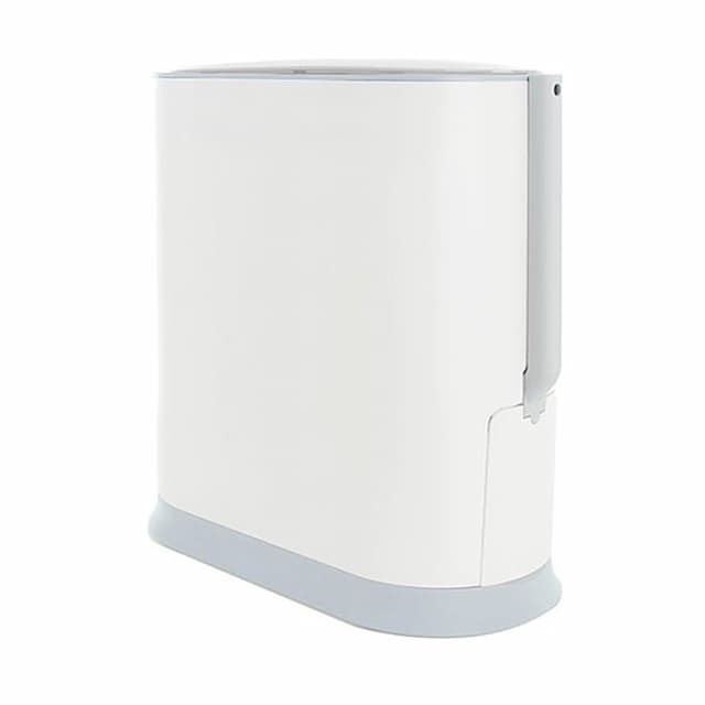 Ведро для мусора Foodatlas JAH-2014 с ершиком (белый)