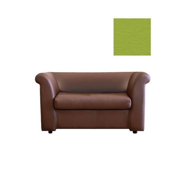 Диван 2-х местный Юнитекс ПАРЛАМЕНТ М.Д2.05.5. Х экокожа премиум / фисташковая