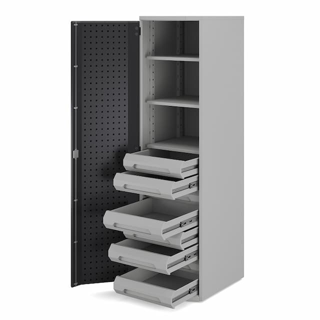 Шкаф металлический однодверный Kobor Expert MC/1-50/60 3S.80B