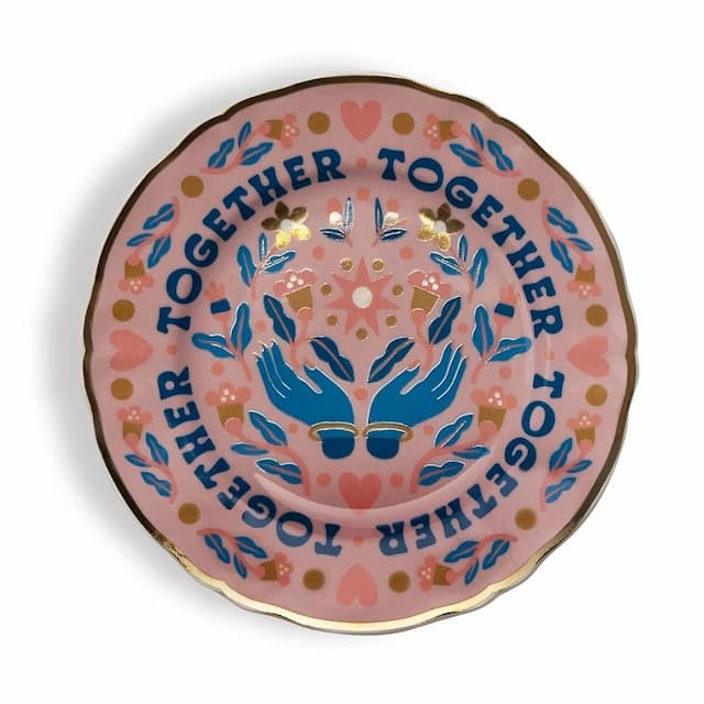 Тарелка 16,5 см Bitossi La Tavola Scomposta LOVE PARTY CAR00003 Together