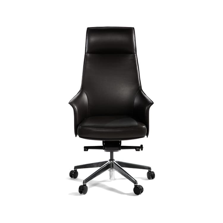 Кресло офисное Norden Бордо A1918 brown leather