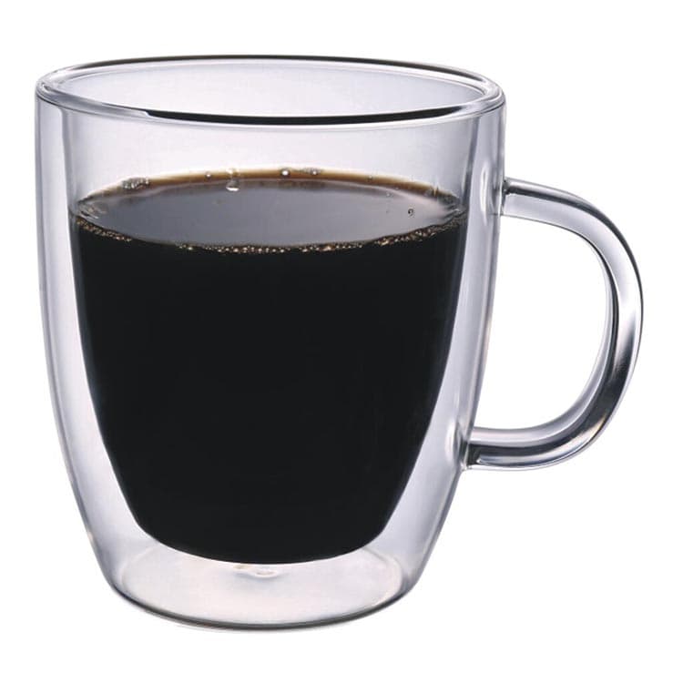 Кружка 120 мл прозрачная набор 2 шт. двойные стенки термостекло P.L. Proff Cuisine [1] арт. 81223940