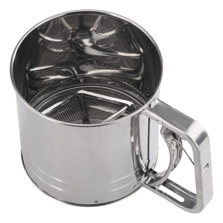 Сито 12,2 см кружка h12,4 см с механизмом нерж. мелкая сетка P.L. Proff Cuisine FSHP-03 (HONRI) (81240906)