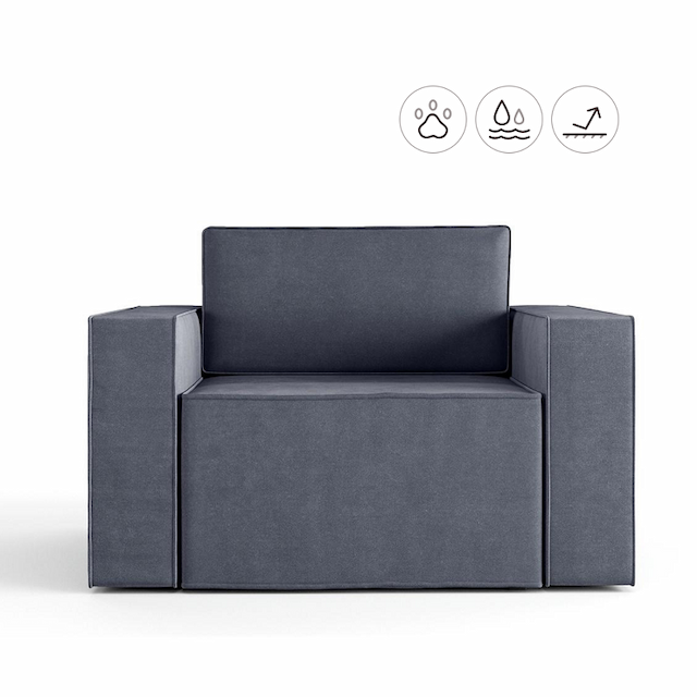 Кресло Мастерфабрик Камо Kenya steel ткань велюр