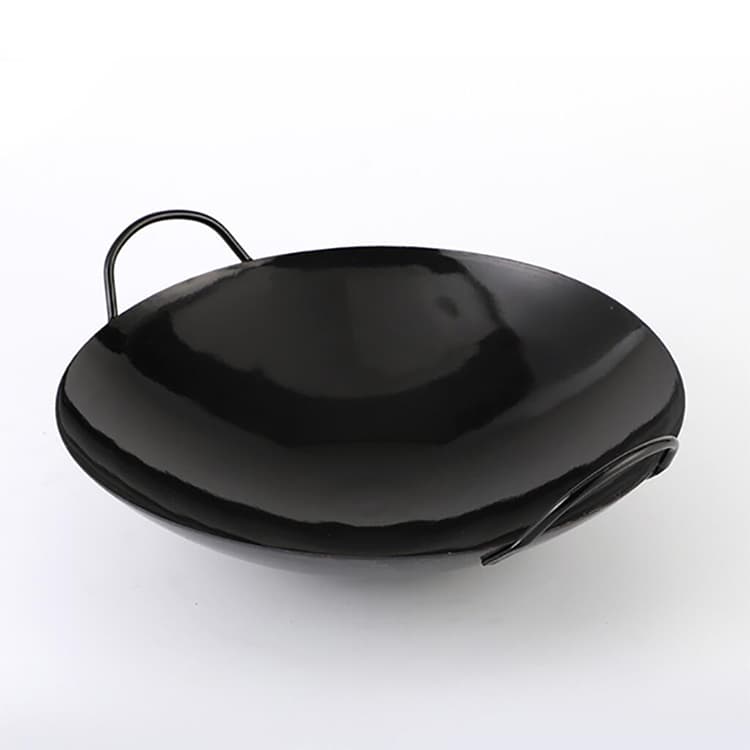 Сковорода P.L. Proff Cuisine WOK 35 см с двумя ручками черная сталь арт. 81259218