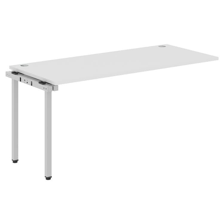 Стол промежуточный Skyland XIST 1670 белый/алюминий 1600х700х750 XTEN-S