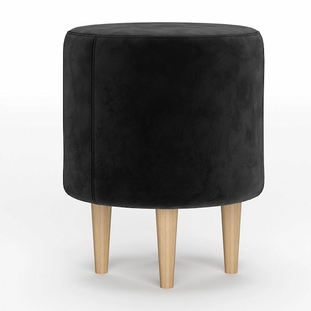 Пуф Мастерфабрик Чипо Saga dark grey ткань рогожка