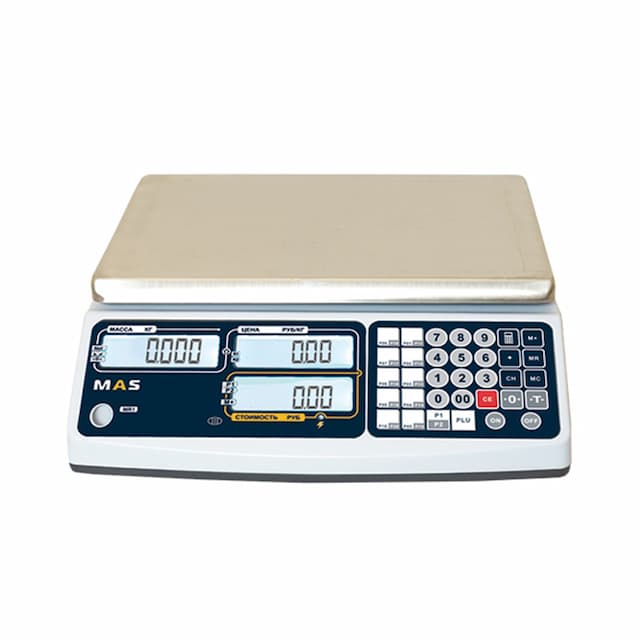Весы электронные торговые без стойки MAS MR1-15 RS-232