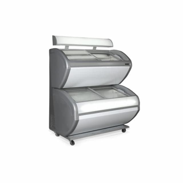 Витрина для мороженого TEFCOLD DD240CP двухъярусная