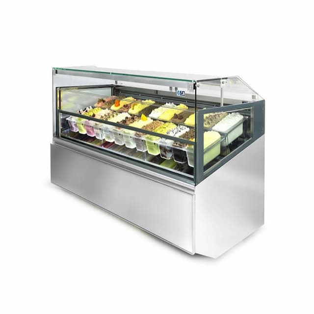 Витрина для мороженого ISA GELATOSUPERSHOW 170 RV H135