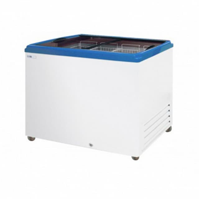 Морозильный ларь с прямым стеклом Italfrost ЛВН 300 П (СF 300 F) (синий)