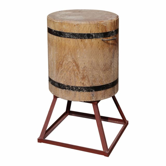 Колода раз. дуб D60-69см H45-50см+подст. металН30 WOOD