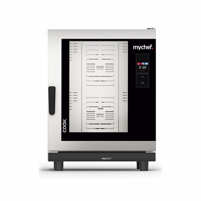 Пароконвектомат электрический 10 ур. GN1/1, облачное хранение, без автоматической мойки Distform Mychef Cook UP 10 GN 1/1 right opening, WiFi