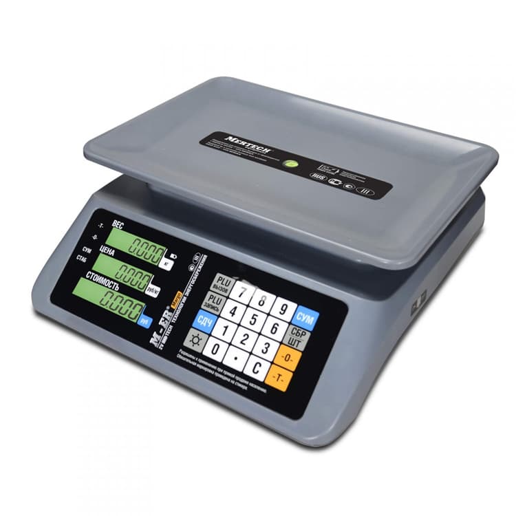 Торговые настольные весы MERTECH M-ER 321 AC-32.5 "MARGO" LCD