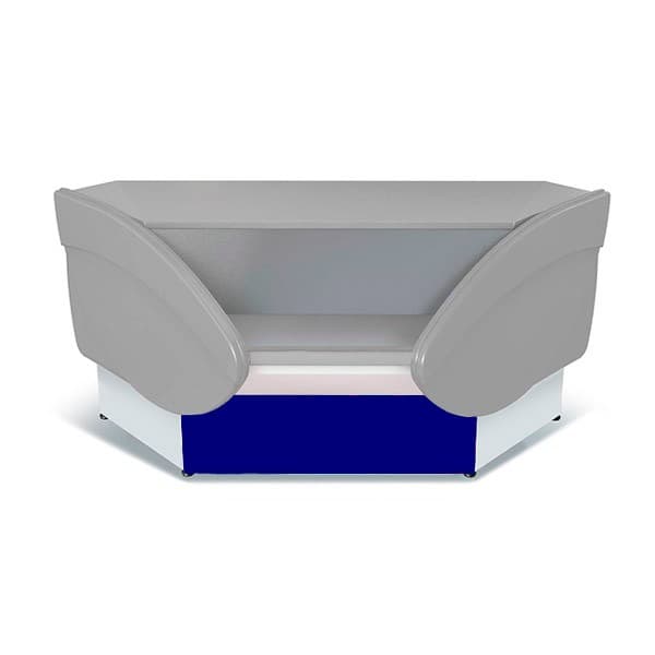 Прилавок 2629 Илеть УВ расчетно-кассовый неохлаждаемый синий